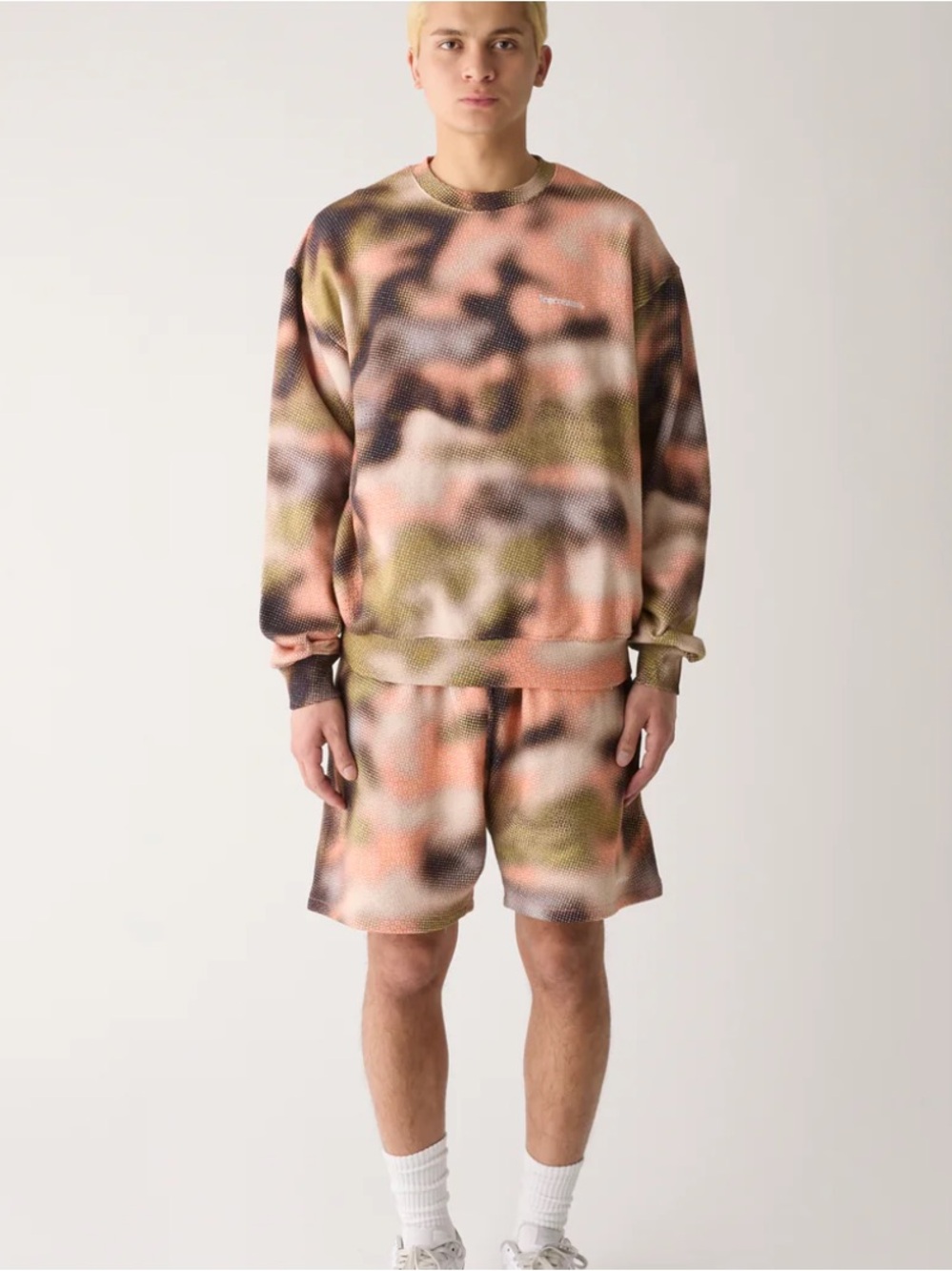 ICECREAM Chain Link Tie-Dye Print Crew Neck Sweatshirt Billionaire Boys Club